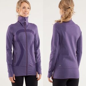 lululemon In Stride full zip running yoga jacket